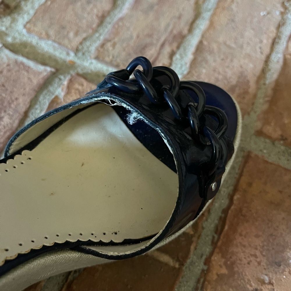BCBG Paris Lakyle2 Navy Wedges - Picture 11 of 12